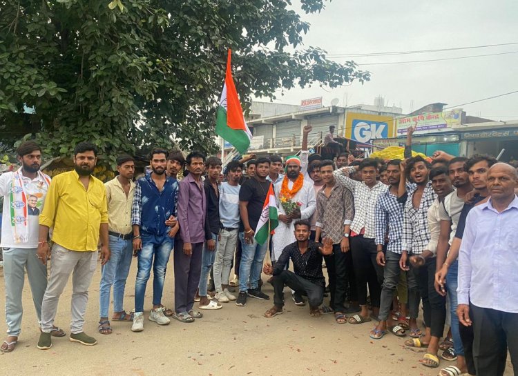 कांग्रेस सरकार की योजना को घर-घर पहुंचाने जोंधरा से मस्तूरी जोड़ो पदयात्रा