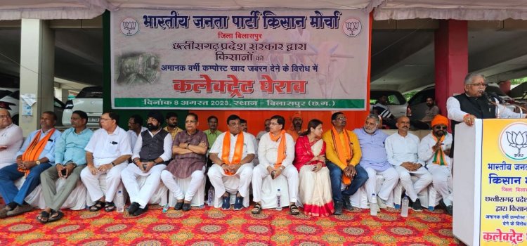 पूरे प्रदेश में सबसे ज्यादा अन्याय भूमि पुत्रों के साथ हो रहा हैं - भाजपा