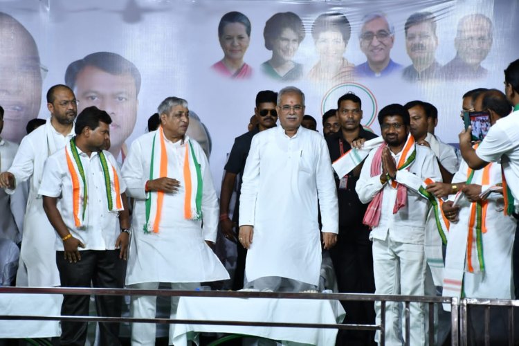 रायपुर ग्रामीण विधानसभा में संकल्प शिविर के साथ चुनावी शंखनाद, 2023में एक बार फिर कांग्रेस की सरकार बनाने कार्यकर्ताओं को कराया गया संकल्पित