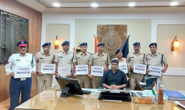 बिलासपुर जिले के आठ पुलिस अधिकारी व कर्मचारी बने कॉप ऑफ द मंथ