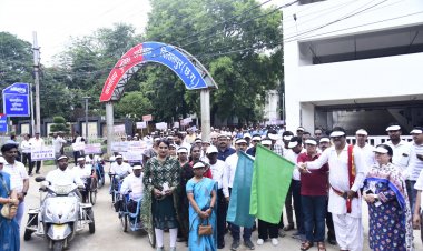 तृतीय लिंग समुदाय और दिव्यांगजनों की शहर में निकली रैली, मतदाता जागरुकता का दिया संदेश,