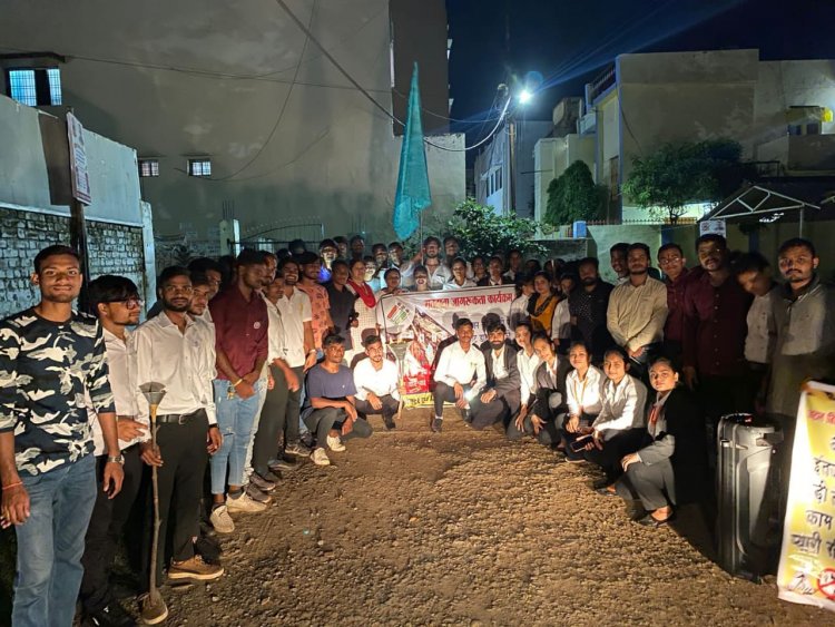 मतदाता जागरूकता कार्यक्रम, डीपी विप्र कॉलेज के विद्यार्थियों ने मसाल रैली निकालकर लोगों को किया जागरूक