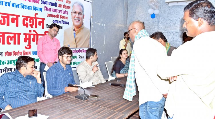 *कलेक्टर ने जनदर्शन में सुनी आमजनों की समस्याएं, 100 से अधिक आवेदन हुए प्राप्त*  *प्रकरणों के निराकरण हेतु संबंधित अधिकारियों को दिए आवश्यक निर्देश*