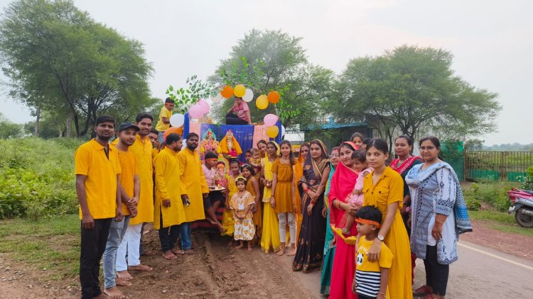 धूमधाम से गणपति को किया विसर्जित