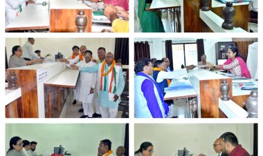 लोरमी से थानेश्वर साहू,मुंगेली से संजीत बनर्जी सहित 21उम्मीदवारों ने किया नामांकन दाखिल