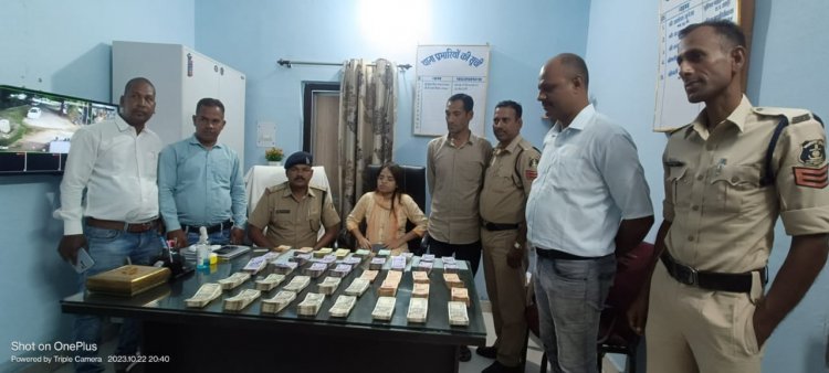*थाना जरहागांव द्वारा, चेक पोस्ट बरेला में चेकिंग के दौरान नकदी 8 लाख 91 हजार रूपये एवं परिवहन में प्रयुक्त कार टोयोटा ए.टी.एस. कीमती 6 लाख रूपये की गई जप्त।*