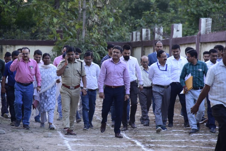 कलेक्टर -एसपी ने किया मतगणना स्थल एवं स्ट्रांग रूम का निरीक्षण,निर्वाचन आयोग के निर्देशानुसार व्यवस्था बनाने दिए निर्देश