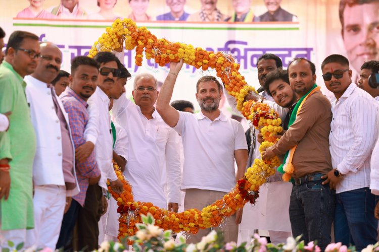 भानुप्रतापपुर के आम सभा में राहुल गांधी ने की बड़ी घोषणा, केजी से लेकर पीजी तक मुफ्त शिक्षा