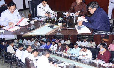 कलेक्टर अवनीश शरण ने कहा आयोग के निर्देशों के अनुरूप मतगणना का कार्य करें अधिकारी कर्मचारी