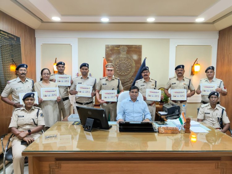 बिलासपुर जिले के आठ पुलिस अधिकारी कर्मचारी बने कप ऑफ द मंथ, लापरवाही बरतने पर एक निरीक्षक,3 एसआई 1 एएसआई को किया गया दंडित
