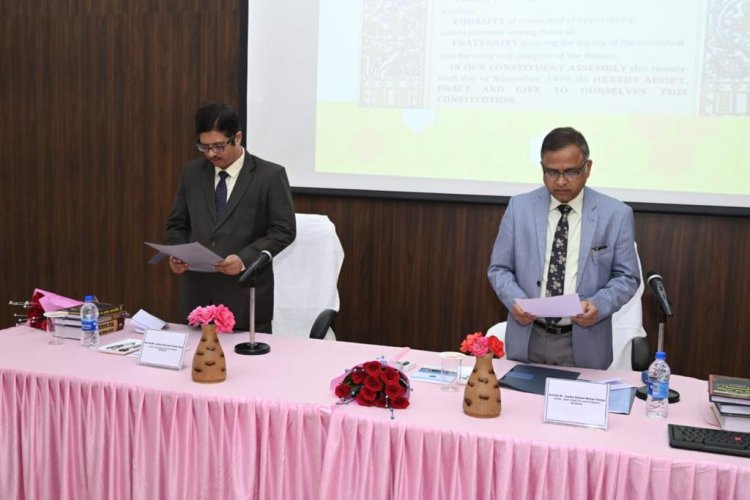 छत्तीसगढ़ न्यायिक अकादमी में संविधान दिवस का गरिमामय आयोजन, मुख्य न्यायाधीश सिन्हा के प्रयासों से राज्य की न्यायिक व्यवस्था में तेजी से हो रहा सुधार
