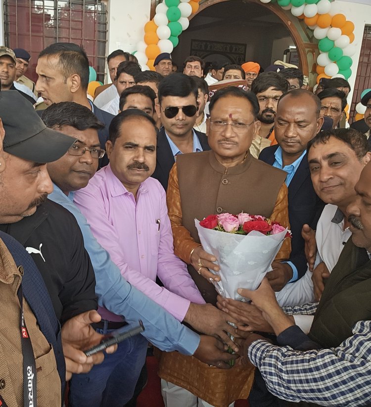 बिलासपुर प्रेस क्लब के पदाधिकारियों ने सीएम विष्णु देव साय से की सौजन्य मुलाकात