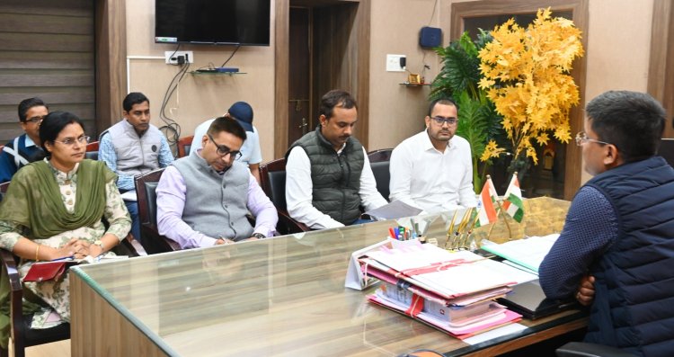 कलेक्टर ने की धान खरीदी की समीक्षा, लक्ष्य के 68प्रतिशत तक हो चुकी हैं खरीदी,