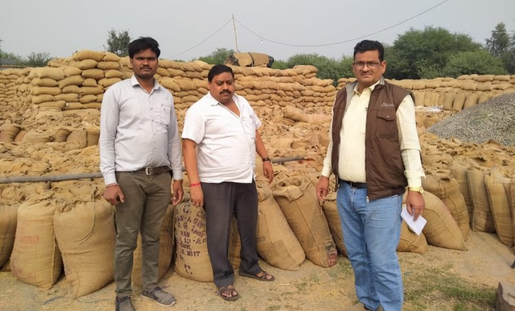 *जिले में धान खरीदी सुचारू रूप से जारी*  *अब तक 45 लाख 25 हजार क्विंटल से अधिक हुई धान खरीदी