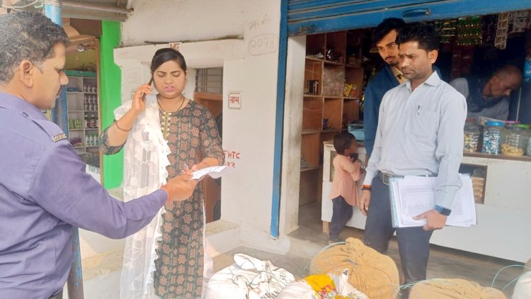 *जिले में छापामार कार्यवाही जारी, 35 क्विंटल अवैध धान जब्त