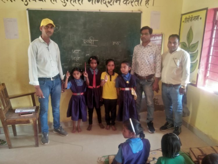 बैजना स्कूल मे  विद्यार्थी विकास सूचकांक का हुआ सामाजिक अंकेक्षण