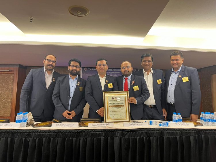 आईसीएआई बिलासपुर की नई कार्यकारिणी घोषित,सीए रजत अग्रवाल होंगे नए अध्यक्ष,देखिए पुरी कार्यकारणी