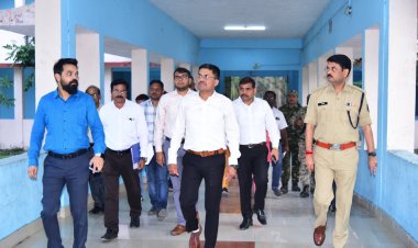 लोक सभा चुनाव की तैयारी जोरों पर, कलेक्टर एसपी ने टीम के साथ किया निरीक्षण