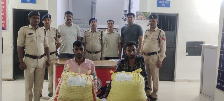 अवैध रूप से गांजा बेचते दो आरोपी को तोरवा पुलिस ने किया गिरफ्तार
