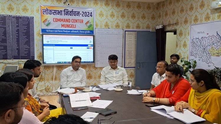 लोकसभा निर्वाचन 2024*  *स्वीप सेल के नोडल अधिकारियों एवं सदस्यों की बैठक आयोजित
