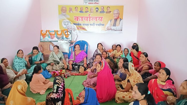 लोकसभा चुनाव के लिए पथरिया में महिला मोर्चा की बैठक सम्पन्न, बिलासपुर लोकसभा जिताने का लिया संकल्प