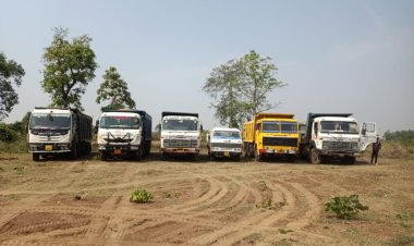 अवैध रेत एवं खनिज का परिवहन लगातार जारी, कलेक्टर के निर्देश पर कार्रवाही,दर्जन भर मामले दर्ज कर 14वाहनों को किया गया जप्त