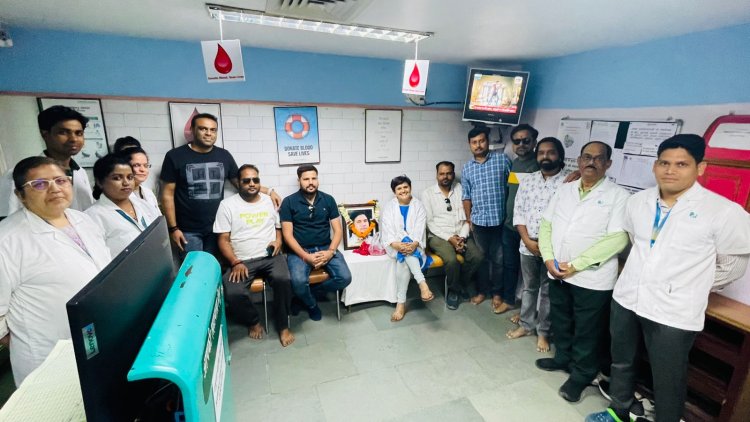 स्व विनोद गुप्ता की स्मृति में मित्रों ने किया रक्तदान,जरूरतमंदो 60 यूनिट ब्लड डोनेट किया