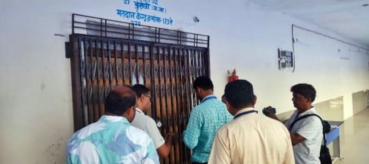 *जिले में शांतिपूर्ण रूप से मतदान सम्पन्न, 66.61 प्रतिशत हुआ मतदान*  *स्ट्रॉन्ग रूम को किया गया सील, मतगणना 04 जून को*