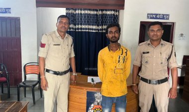 बीते दिनों दो अलग अलग स्थानों में चोरी करने वाले आरोपी को पुलिस ने किया गिरफ्तार