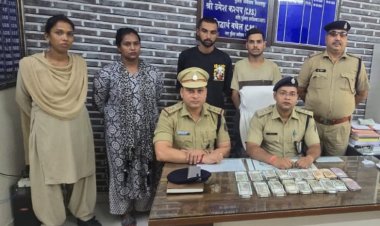 ऑनलाइन फ्रॉड कर 17लाख से ज्यादा की ठगी, तीन आरोपी गिरफ़्तार, आरोपियों से 7लाख की रकम बरामद,