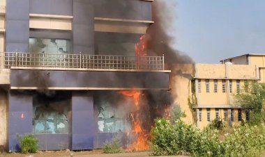 बड़ी ख़बर:क्लेक्ट्रेट कार्यालय परिसर में सतनामी समाज का उग्र प्रदर्शन,कई सरकारी गाड़ियों में लगाई आग, धार्मिक स्थल तोड़ने से नाराज थे समाज के लोग, पुलीस प्रशासन पर दोषियों को बचाने का लगाया आरोप, भारी संख्या में पुलिस बल तैनात