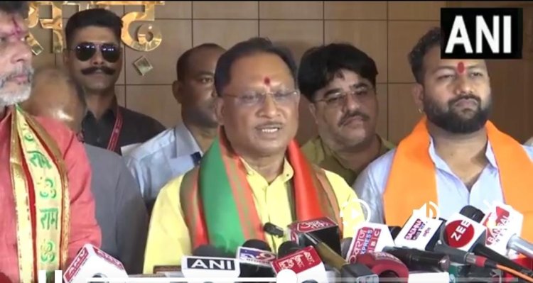प्रधानमंत्री की गारंटी पर छत्तीसगढ़ की जनता ने मुहर लगाई है-विष्णु देव