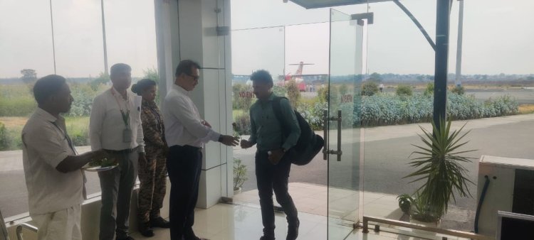 जगदलपुर से बिलासपुर हवाई उड़ान सेवा शुरू
