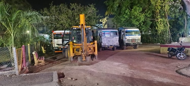 दर्जन भर गावों में अवैध खनन व परिवहन के खिलाफ़ ताबड़तोड़ कार्रवाई,7 हाईवा सहित 13 वाहन जब्त, वाहन मालिकों के खिलाफ मामला दर्ज