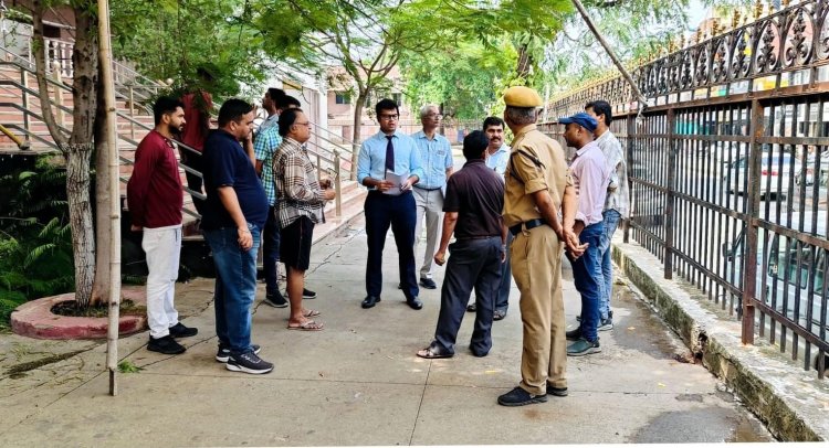 प्लेसमेंट कैंप की तैयारी का नोडल अधिकारी ने लिया जायज़ा,27 जून को लखीराम ऑडिटोरियम में मेगा कैंप