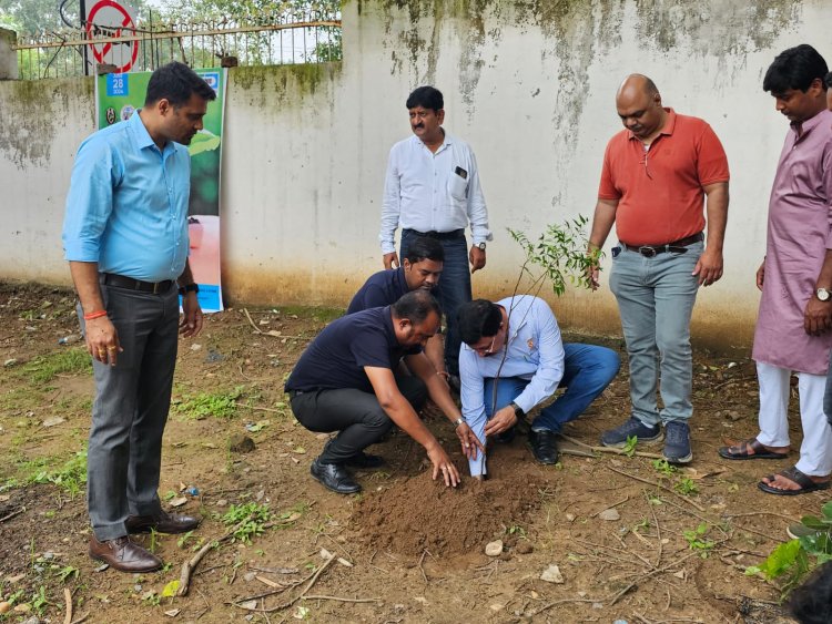 राष्ट्रीय बीमा जागरूकता दिवस के अवसर पर किया गया पौधरोपण,बीमा एवं पौधरोपण के प्रति लोगों को किया जागरूक