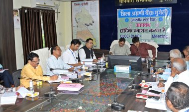 *शासन की योजना अन्तर्गत ज्यादा से ज्यादा ऋण प्रकरण स्वीकृति करें - कलेक्टर*  *केसीसी ऋण प्रकरण स्वीकृति में खराब परर्फोमेंस वाले बैंकों पर जतायी नराजगी*  *जिला स्तरीय परामर्शदात्री एवं समन्वय समिति की बैठक सम्पन्न