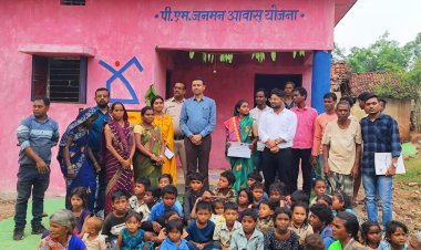 जनमन आवास में गृह प्रवेश  का सिलसिला जारी, पीवीटीजी के दिन बहुरने लगे