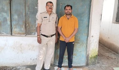 ट्रेलर चोरी के आरोपी को पुलीस ने किया गिरफ्तार,पहले भी कई मामले जा चुका है जेल, दो साल से था फरार
