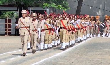 स्वतंत्रता दिवस समारोह का किया गया फुल ड्रेस रिहर्सल,समारोह में उप मुख्यमंत्री अरूण साव करेंगे ध्वजारोहण