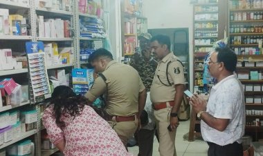 मेडिकल स्टोर की आड़ में नशीली दवाओं का कारोबार करने वाले व्यवसाईयों के खिलाफ पुलिस ने कार्यवाही की है