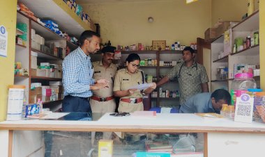 नशीली दवाएं बेचने वाले मेडिकल स्टोर पर कार्रवाई, कल ही दो मेडिकल स्टोर संचालकों पर की गई थी कार्यवाही