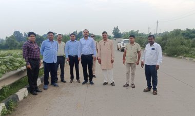 सड़क हादसे में गायों के मौत की जांच जारी,टीम ने सिलपहरी व धूमा का किया दौरा