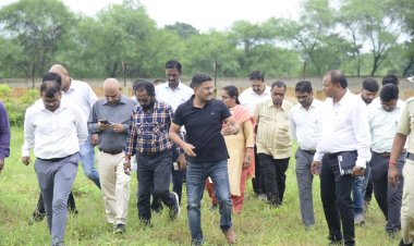 गोकने नाला का शुरू से लेकर अंत तक होगा संपूर्ण सीमांकन, कलेक्टर ने नाले का निरीक्षण करने के बाद दिए निर्देश, चला आधा दर्जन बुलडोजर, सड़क व दीवार धराशायी