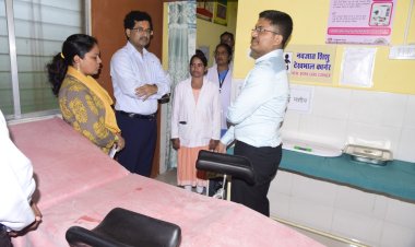 प्रमुख सचिव सोनमणी बोरा ने कुरदर अस्पताल का किया निरीक्षण,मरीजों के बेहतर उपचार के दिए निर्देश