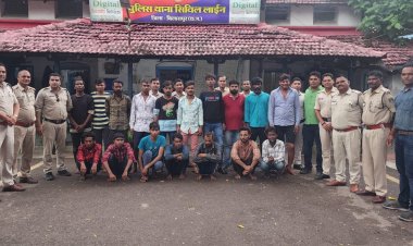 गुंडे बदमाशो पर पुलीस का एक्शन,76 निगरानी बदमाशो को भेजा गया जेल