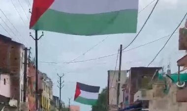 शहर में लहराया फिलिस्तानी झंडा, दर्जन भर लोगों से पुछताछ, पांच के खिलाफ़ FIR, ईद-ए मिलाद उन नबी जुलूस के दौरान लगाया झंडा, हिन्दू संगठन के नेताओं ने कहा मामला गंभीर
