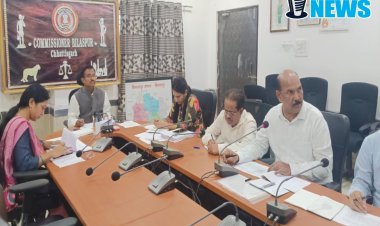 संभाग आयुक्त ने विसी के जरिए ली समीक्षा बैठक,जिलेवार योजनाओं की प्रगति की ली जानकारी