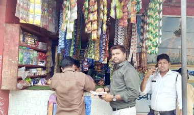 *कोटपा एक्ट के तहत् 11 दुकानों में की गई चालानी कार्रवाई