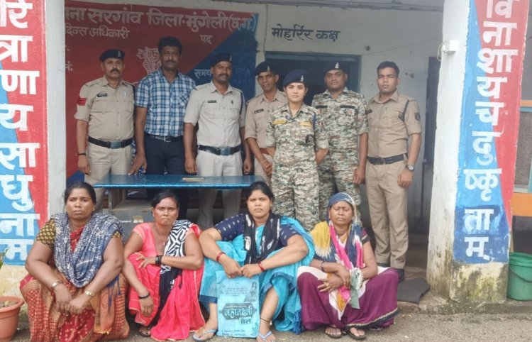 *भीख मांगते हुए चकमा देकर सोने का चैन चोरी करने वाली महिलाओं का गैंग चढ़ा पुलिस के हत्थे*    *➡️बलौदाबाजार से मुंगेली, बिलासपुर आकर ऑटो में घूम-घूम करते थे रेकी और देते थे घटना को अंजाम